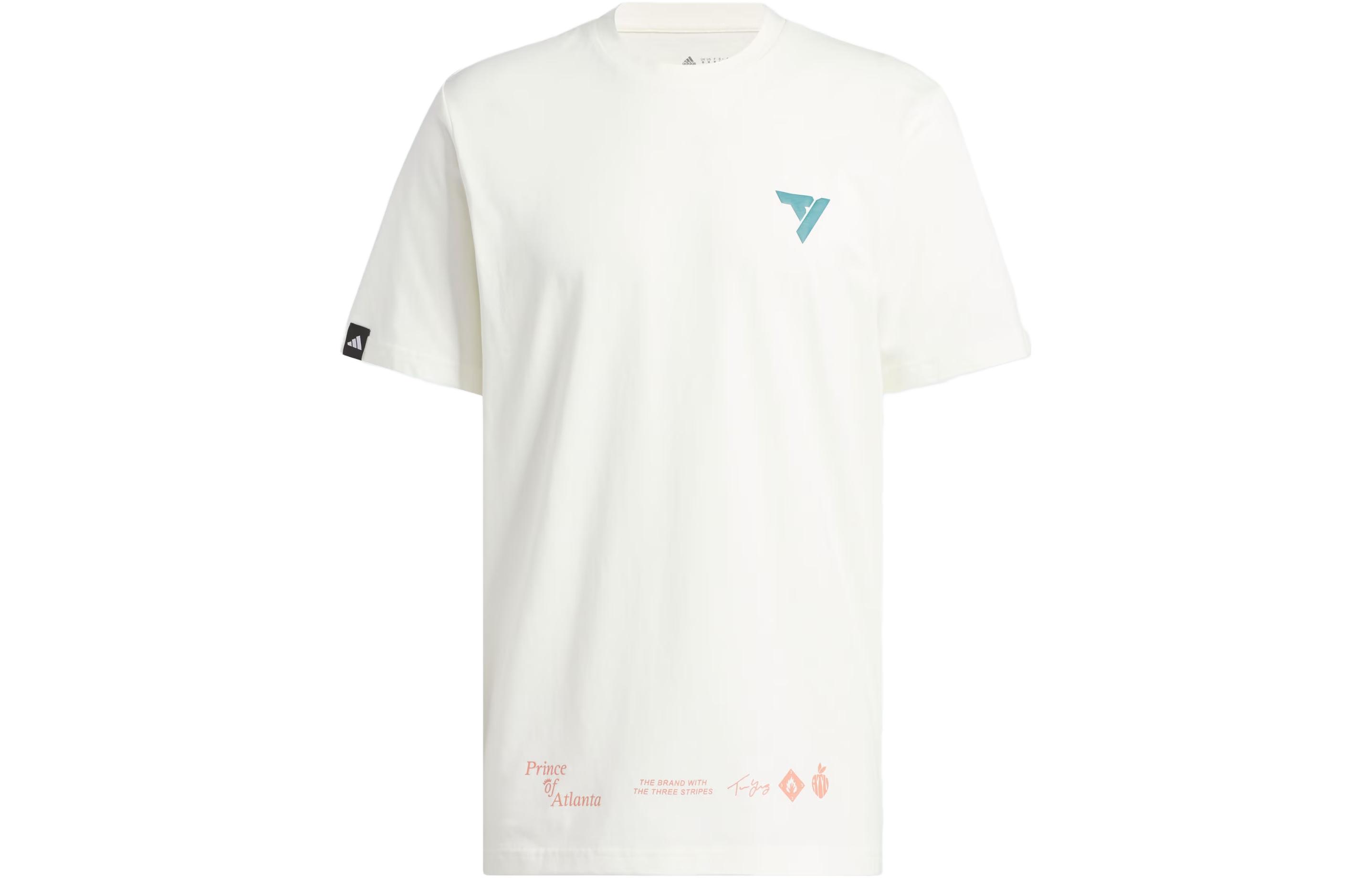 Adidas T Shirt Men s White Marble II7796 S