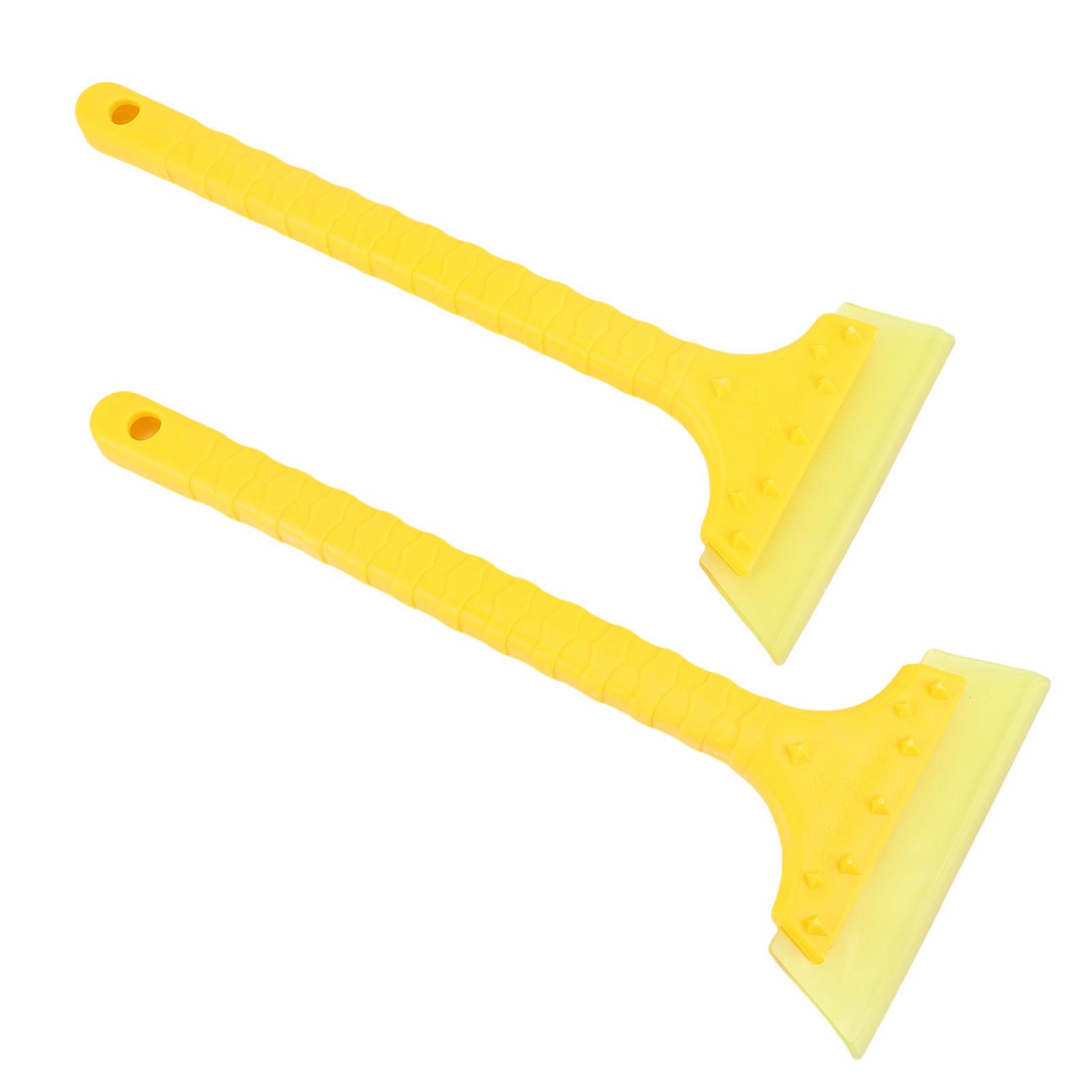 2 Pcs Car Snow Shovel   Ice Scraper Soft Beef Tendon Glass Water Squeegee for Car Window Mirror Glass Door