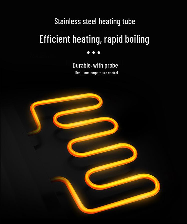 Commercial Electric Food Warmer: Stainless Steel Soup Pot and Serving Counter