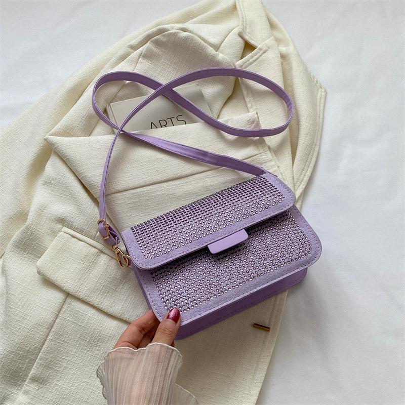 Stylish And Practical Womens Shoulder Bag Ideal For Casual Summer Adventures фиолетовый