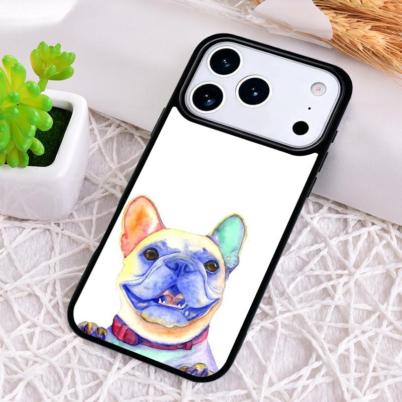whimsical french bulldog Shockproof Phone Case for iPhone 17 Air 16e 15 11 12 14 13 Pro Max Cover Coque