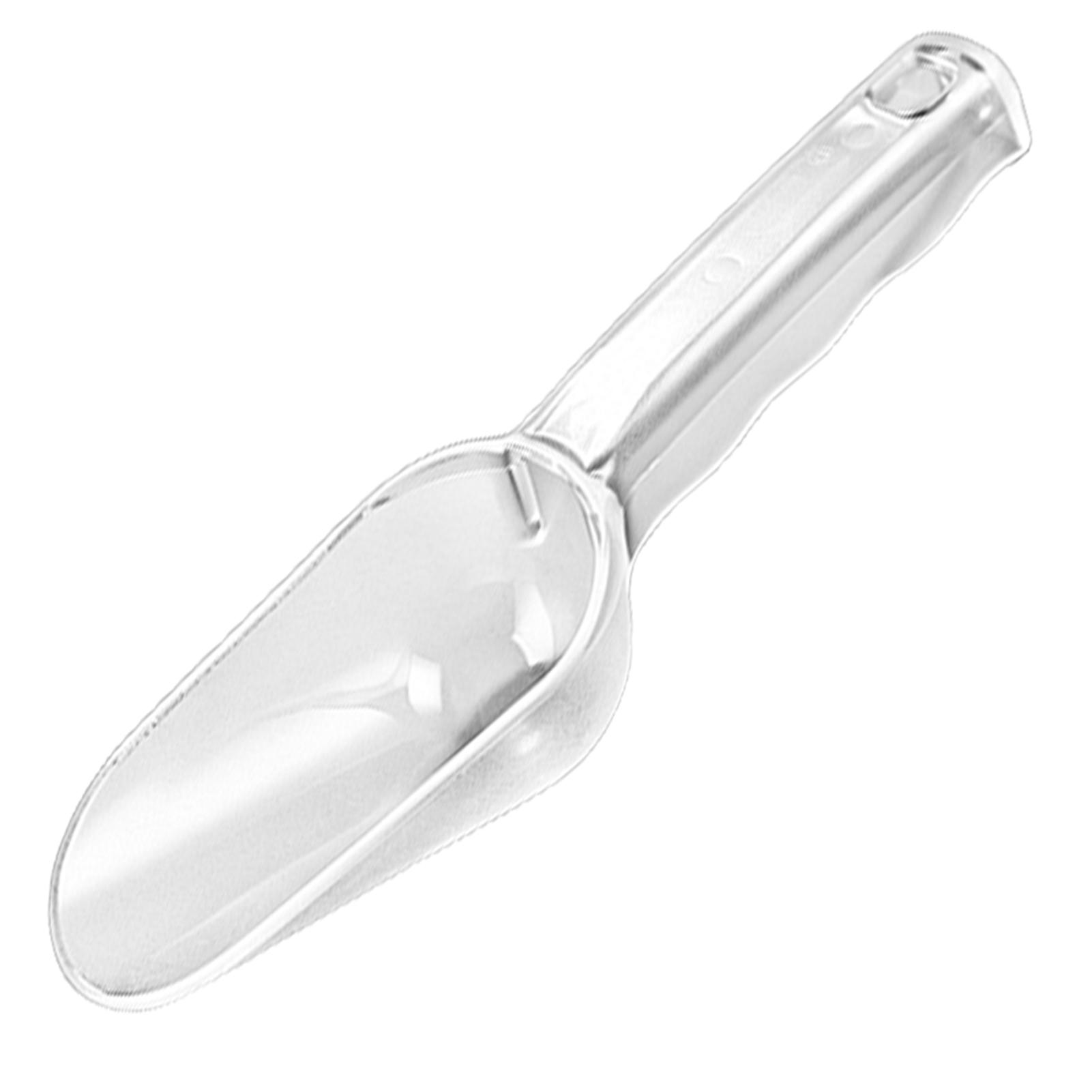 Transparent Pc Ice Scoop,Plastic Ice Shovel/Food Scoop,Thickened Drop-Resistant Ice Extraction Tool,Multi-Purpose Food Tools (as the picture,As Shown)