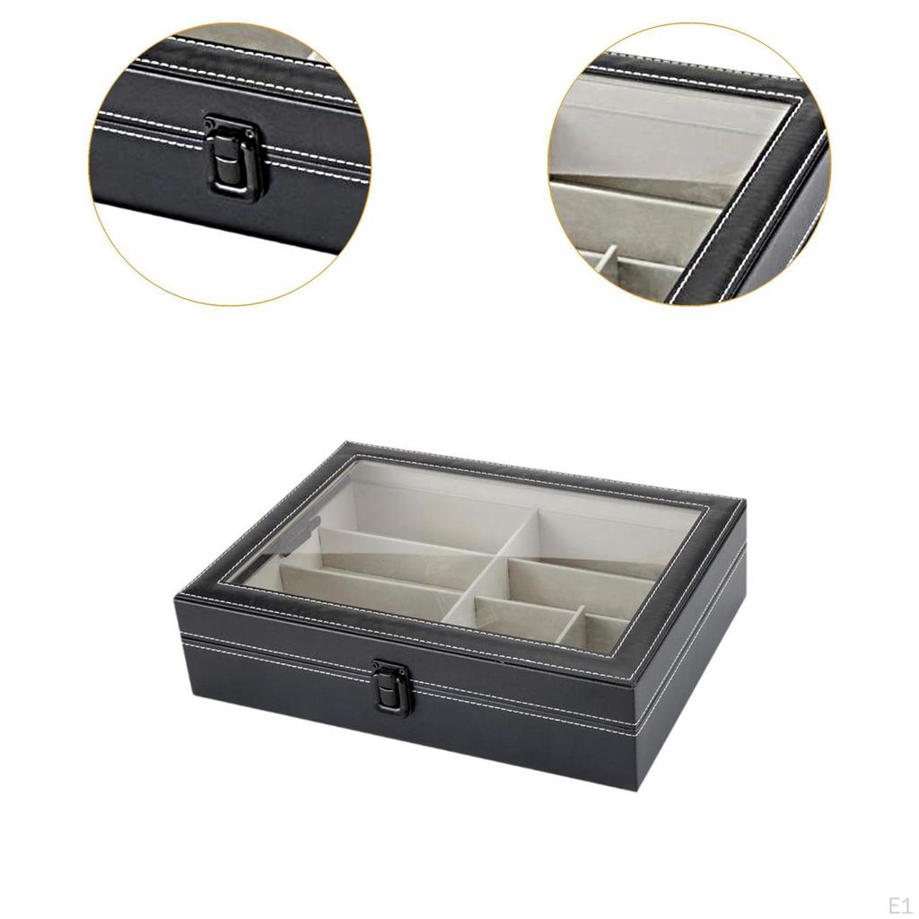10 Slots Sunglasses Case Organizer,Multiple Storage Case,Display Case,Eyeglass Glasses