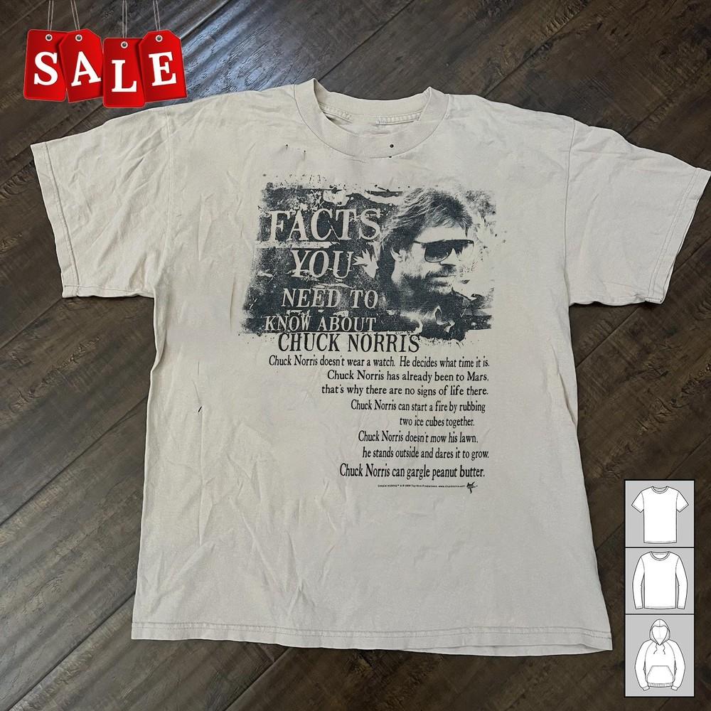 

New Popular Chuck Norris Facts You Need To Know Unisex S5XL Shirt TH1033 Unisex T-Shirt XXL