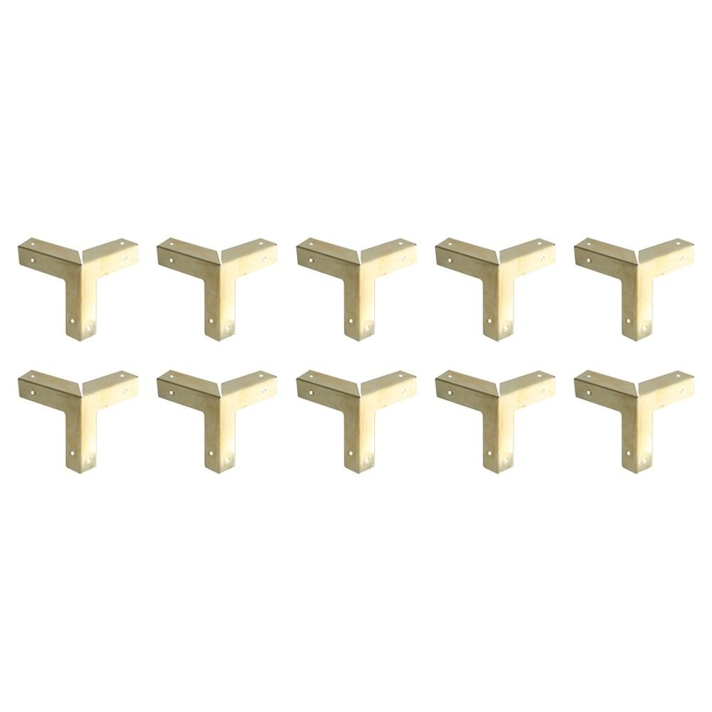 Antique Bronze Finish Antique Hardware Corner Protectors Furniture Safety Yellow
