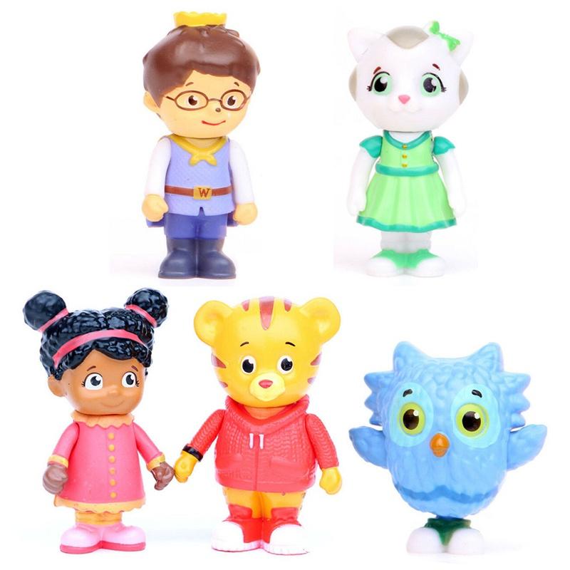 Delightful Daniel Tiger's Neighborhood Friends Pvc Action Figures Ideal Christmas Toy Gift