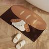 Maillard Puppy Bathroom Absorbent Floor Mat Soft Diatom Mud Non-slip Foot Pad Toilet Bathroom Door Dirt-resistant Quick Drying