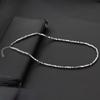 Minimalist 4mm Beads Hematite Stone Healing Necklace For Men 19 Inches Vintage Silver Gold Color Short Collar Casual Accessories