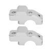 2pcs HandleBar Riser Mount Clamp CNC Aluminum Alloy Replacement for YAMAHA Tracer 900 GT 2015‑2019Silver