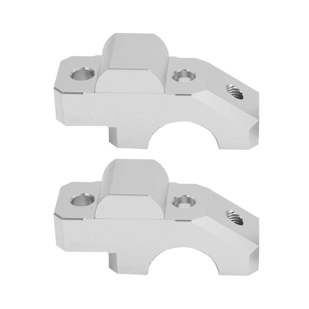 2pcs HandleBar Riser Mount Clamp CNC Aluminum Alloy Replacement for YAMAHA Tracer 900 GT 2015‑2019Silver
