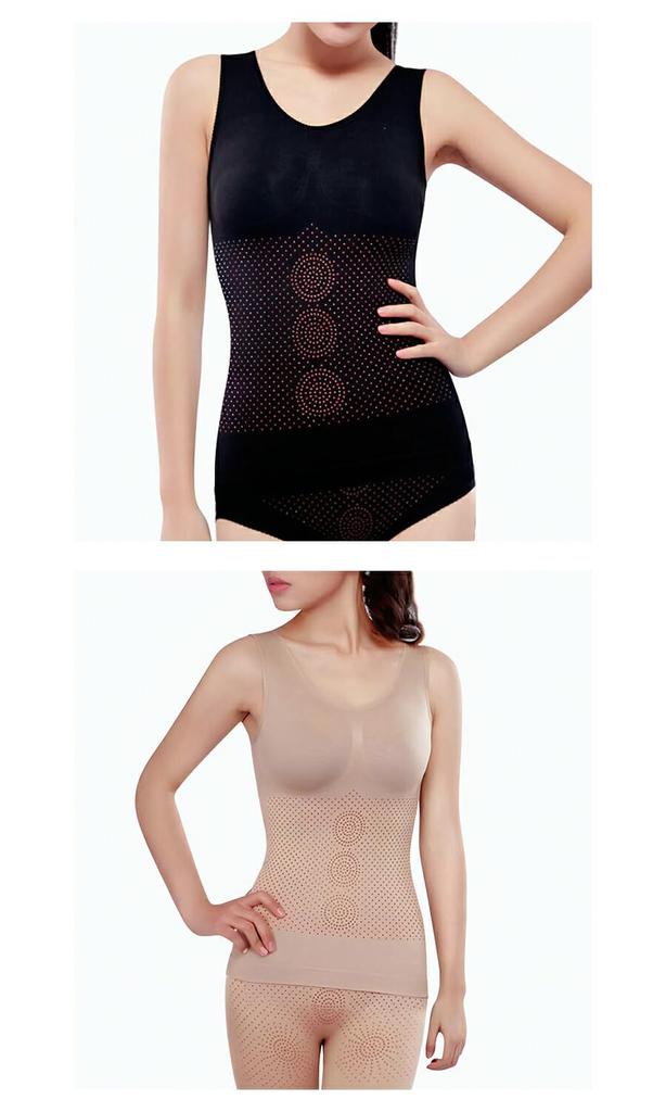 Far Infrared Recovery Tank and Bra Compression Nude Dance-nets Women's Top, Camisole, Top, Underwear, ZUMB0413,
