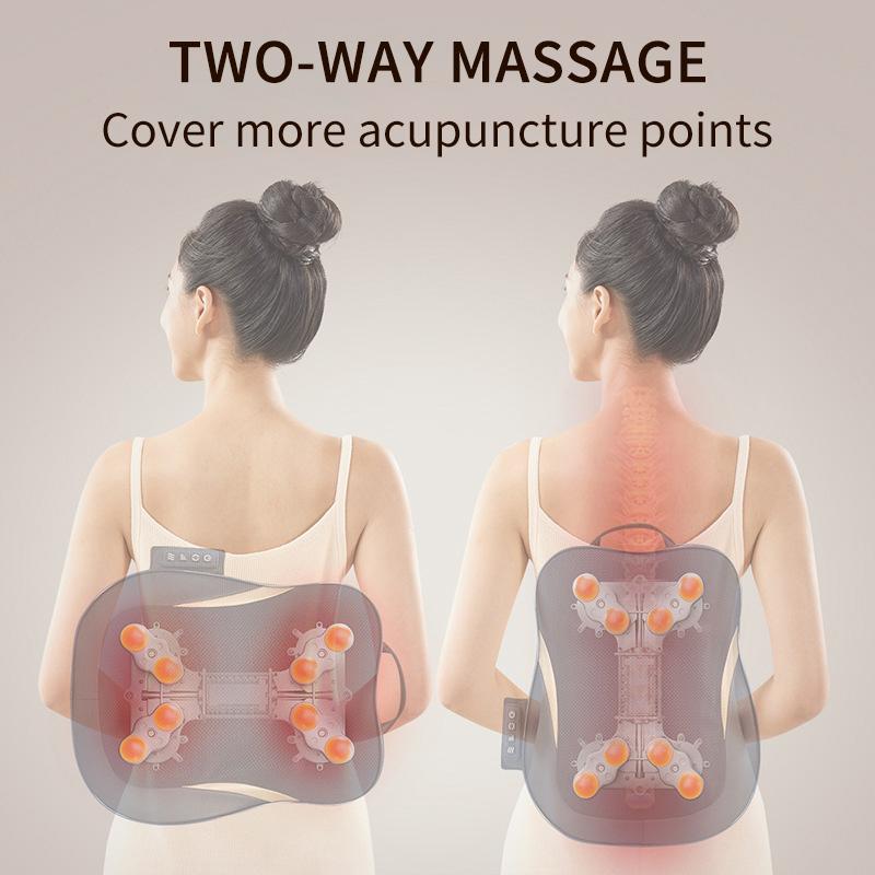 Back Waist Cervical Massager Waist Neck Dual-purpose multifunctional Massage Cushion Massager Pillow