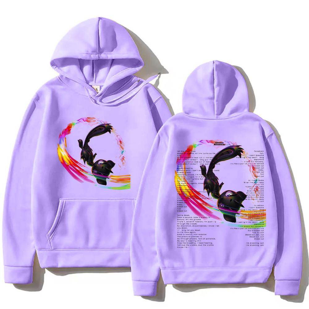 Chase Atlantic Facedown Hoodies New Harajuku Aesthetic Clothing Women Men Hip Hop Gothic Long Sleeve Sweatshirts Casual Pullover