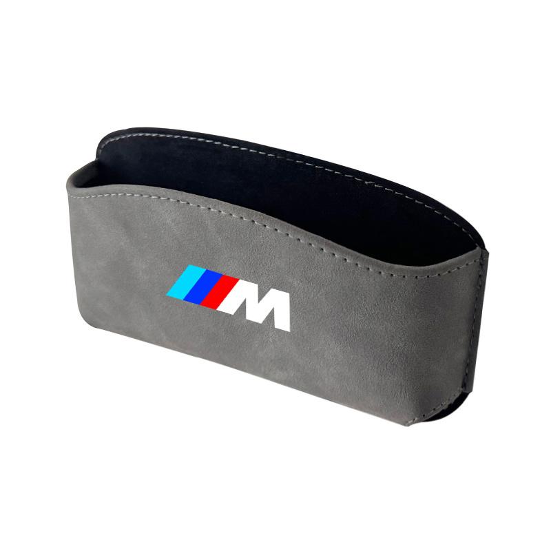 Leather Car Multi-Functiona Adhesive Storage Box For BMW M X1 X2 X3 X5 X6 E46 E39 E90 E36E60 E34 E30 F30 G20 Auto Accessories V3W
