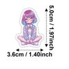 50 Y2 Cute Cartoon Pink Beautiful Girl Creative Graffiti Sticker Skateboard Notebook Waterproof Sticker