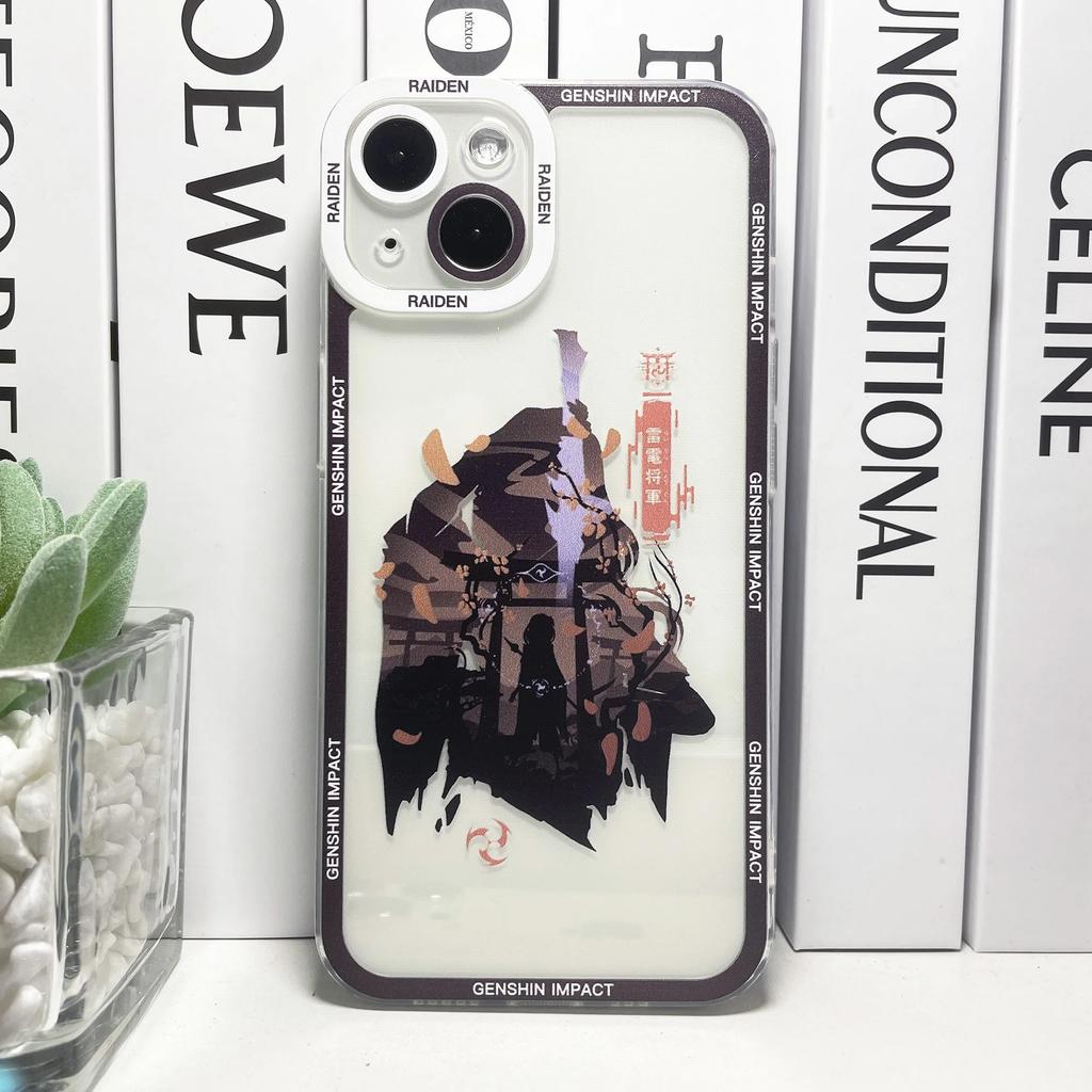 Genshin Impact Phone Case For iPhone 16 15 14 13 12 11 Pro Max Mini XS X XR SE 7 8 Plus HuTao Zhongli Raiden Shogun Xiao Funda