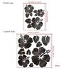 Flower Mirror Wall Stickers Diy Acrylic 3d Decorative Miroir For Home Living Room Bedroom Decor