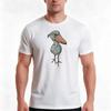 Shoebill Stork Tshirt Summer Casual Cotton Tee Oversized Streetwear Tops Vintage Graphic Print Loose Fit Short Sleeve