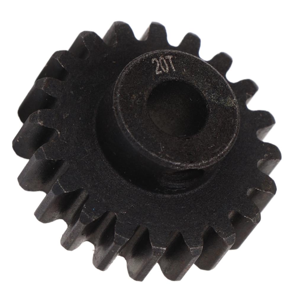 20T 22mm Średnica Zębatka Silnika RC Stal Ochrona przed Rdzą Czarna Zębatka Atakująca Silnika RC do Ulepszenia