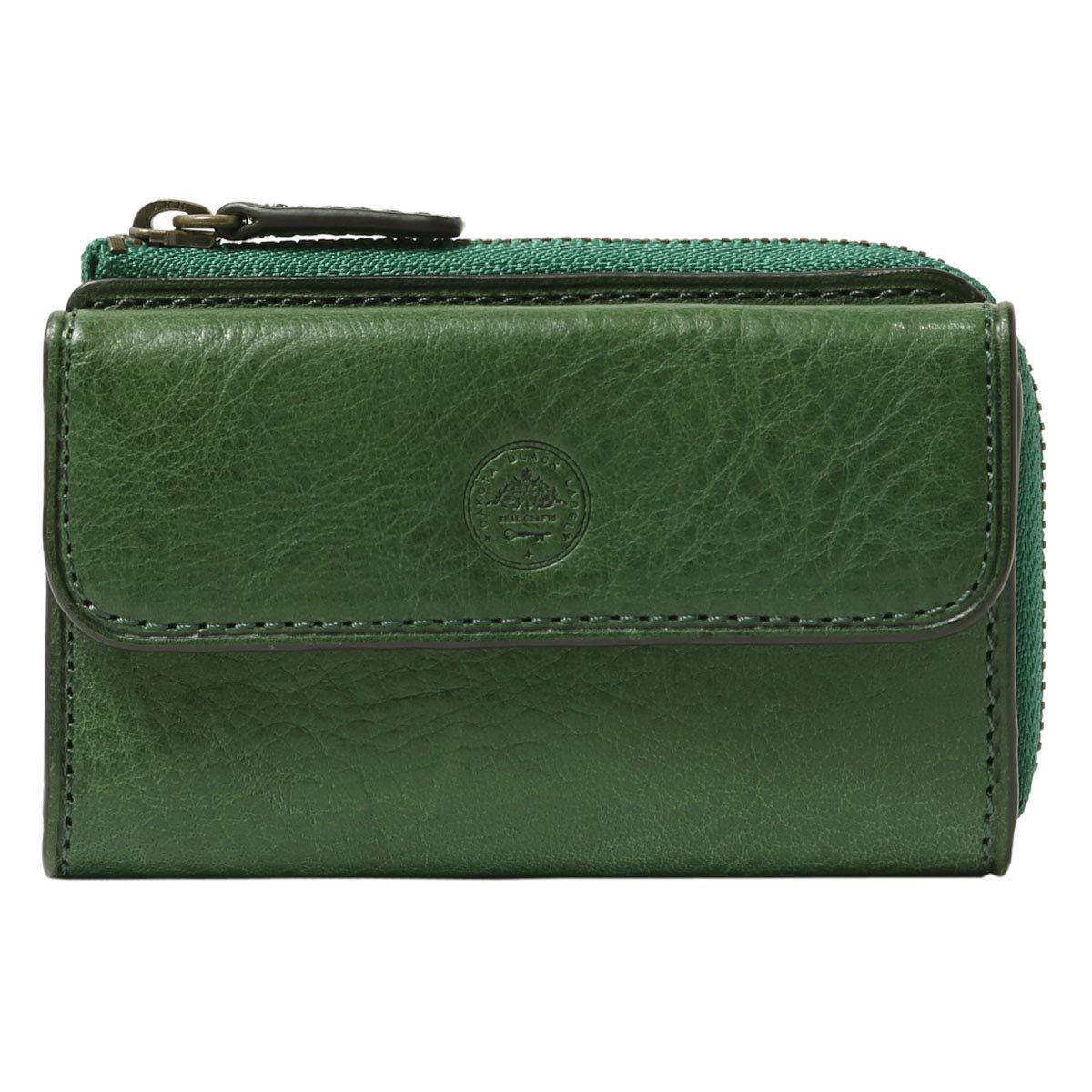 

Black Wallet Genuine Leather Minimo Green [Dakota Label] Men s BL-627605-50 зелений