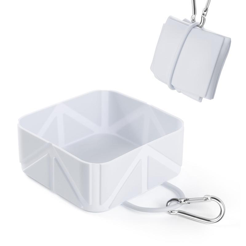 Folding Bowl Pet Out Silicone Portable Outdoor Drinking Water Dog Basin Cat Bowl Camping Bowl