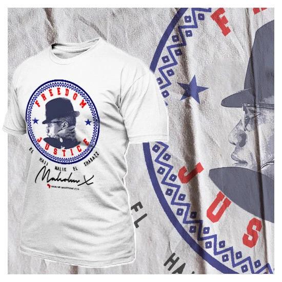 Black History Month T-Shirt African American Civil Rights Activist Malcolm X New L