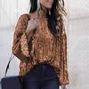 Top Pulôver Feminino Costura Paetês Mulheres Senhoras Primavera Blusa Brilhante para Uso Diário