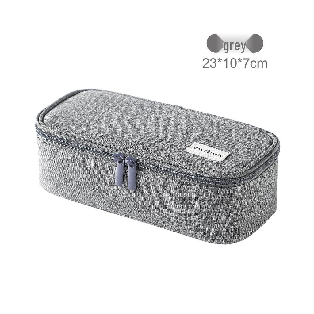 Large Capacity Multi-functional Pencil Case - Simple, Stylish, and Versatile Stationery Box for Primary School Students.