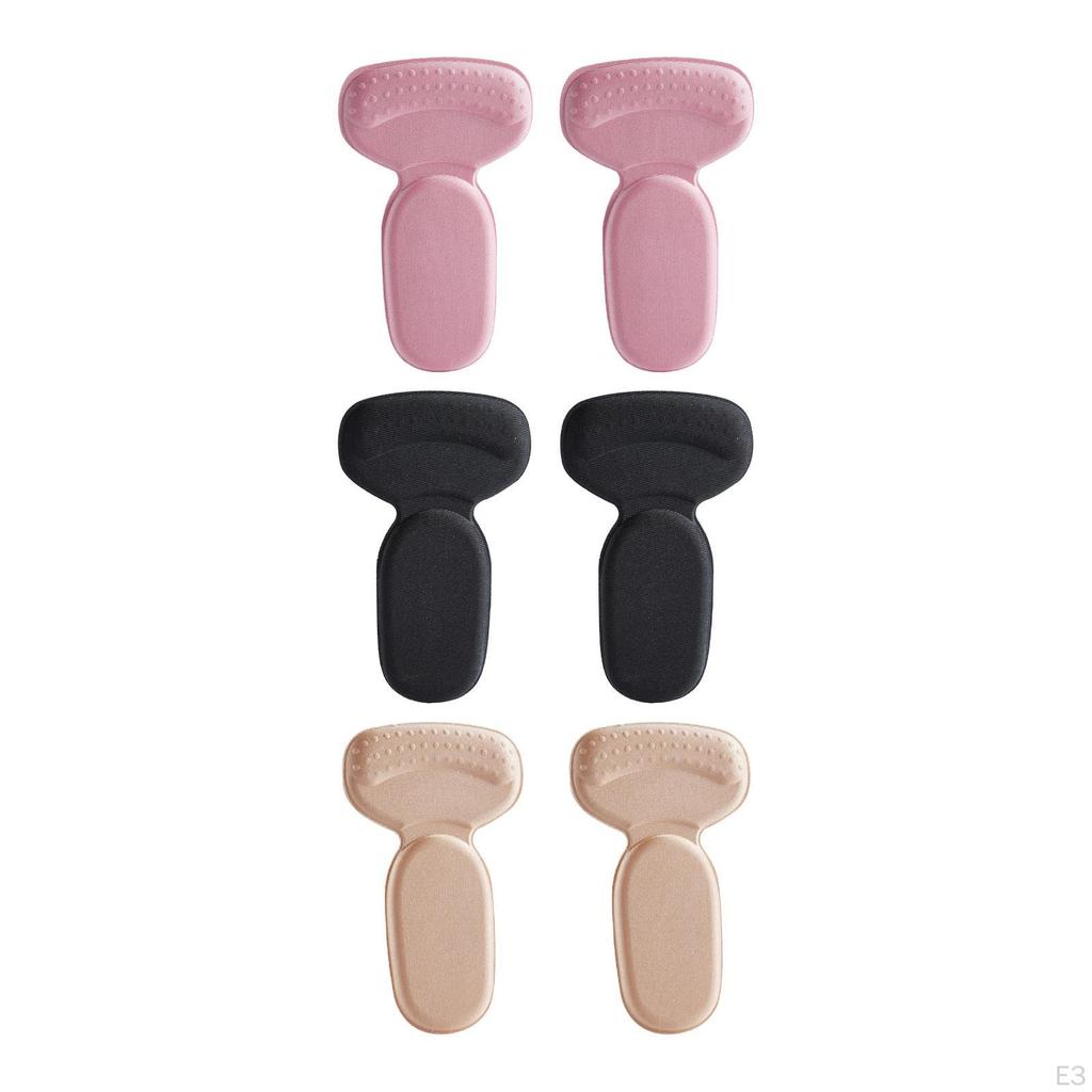 2 Pieces Heel Cushion Pads Guards Liners Inserts for Loose Shoes