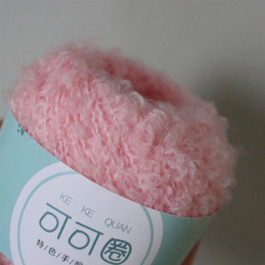 Wool Yarn Soft Smooth for Hand Knitting Circle Thread Crocheted Doll Hair DIY Plush Doll Needlework Knitting DIY Knitted Tool