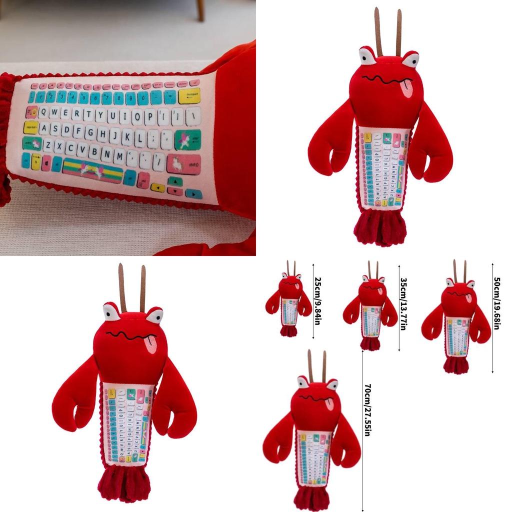 Keyboard Warrior Plüschtier Roter Hummer Stofftier Für Kinder Und Erwachsene