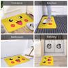 P-Pokemon Pikachus Front Floor Door Entrance Mat Indoor  Kitchen Bath Doormat Living Room Carpet Rug
