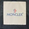 MONCLER [Good condition/domestic regular] HIRONDELLE down jacket with fur collar coat O blackUsed