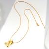 VENTFILLE 925 Sterling Silver 26 Letters Necklace For Women Gift Smooth Cute Balloon Jewelry Accessories Dropshipping Wholesale