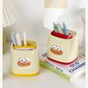 2pcs Student Pen Holder, Stationery Storage Box, Large Capacity Makeup Brush Storage Box, Pen Holder, Funny Big Mouth Appearance