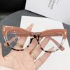 Women's Fashion Oversized Reading Glasses Unisex Luxury Design Presbyopia Plus Diopters Retro Fashion Far Sight Eyeglasses 0+4.0