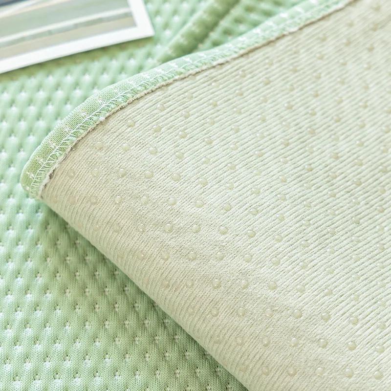 Summer Cooling Couch Cushion White Side AntiSlip Sofa Cover for Living Room Summer Breathable Ice Silk Lace Solid Color Sofa Mat