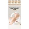 Jelly-style Underwear with Soft Support, Seamless Wide Shoulder Straps, Cup Fixation, Double Breast Reduction, Without Steel Rings.