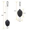 Telescopic Plant Pulley Stainless Rope Retractable Flower Basket Hook 25kg Weight Bearing Plant Hanger