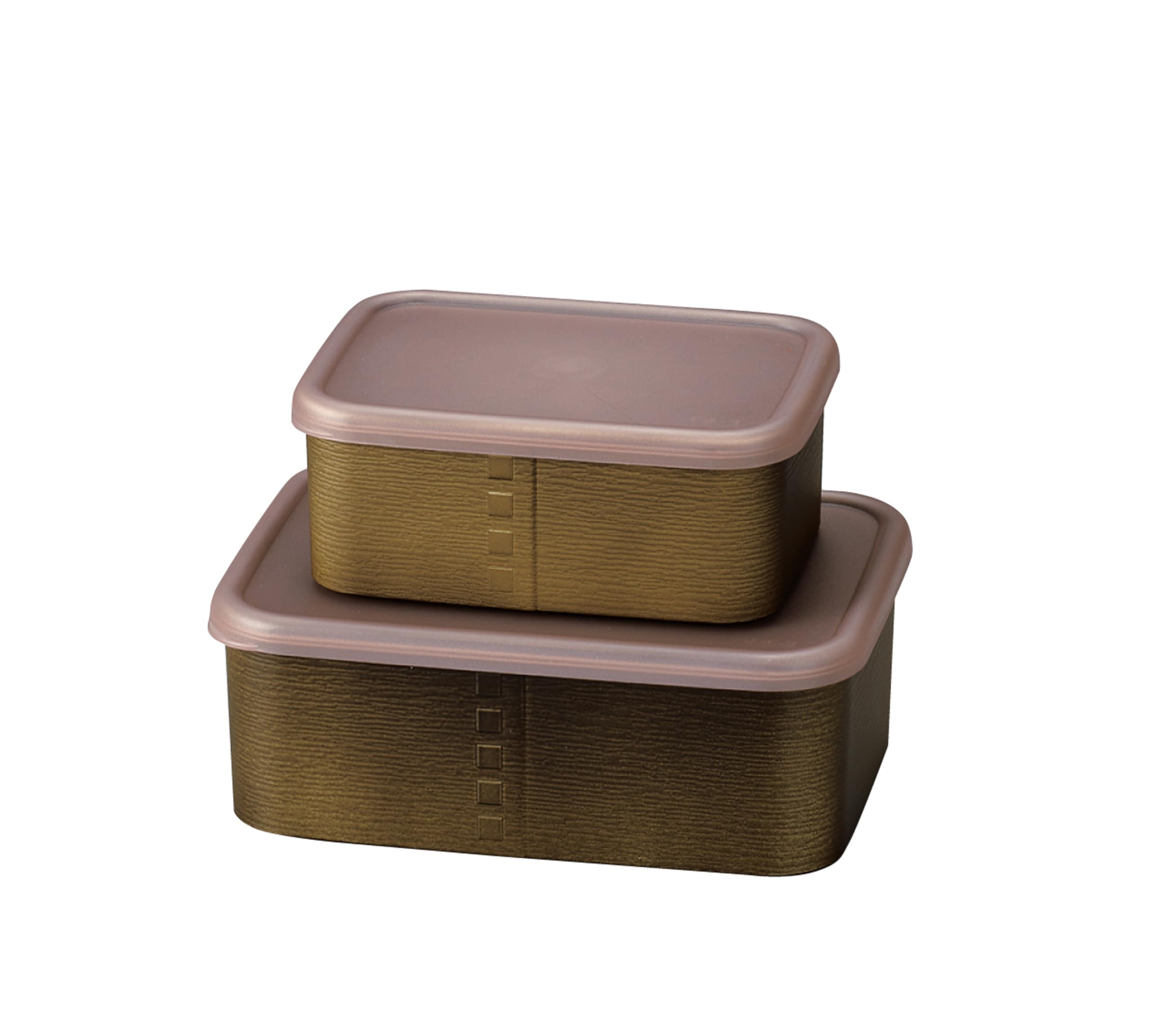 

Tatsumiya Garden Rectangular Storage Leaf S M 30519 Container, Green, & Set,