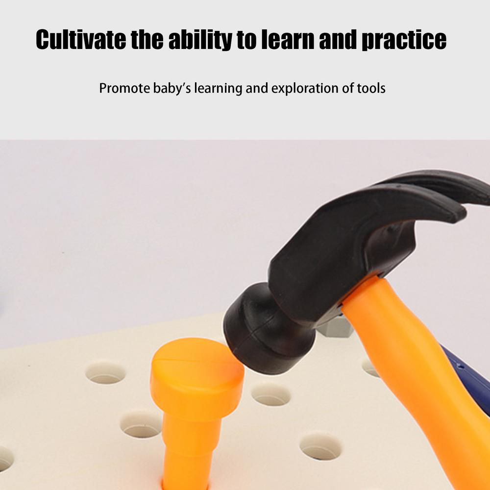 Children Toys Repair Kit Electric Toy Drill Play Repair Tool Screw Tool Box hammer Puzzle Educational Toys for Boys Girls Kids