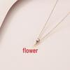 Double-Sided Four-Leaf Clover Heart Necklace: Sterling Silver Clavicle Chain, Women's Summer Korean Fashion, Mori Style Pendant.