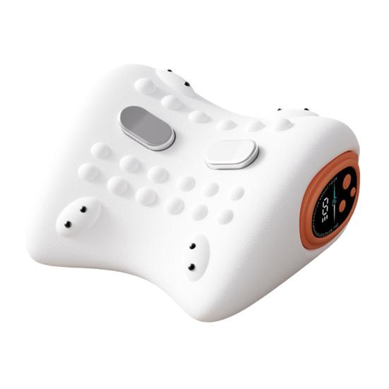 

Cervical Massage Pillow Ergonomic Neck Massager with 3 Modes Wave Vibration Heat Therapy Adjustable Temperature Muscle Relaxation Pillow