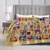 Stardew Valley Collection Character Blanket  Soft Funny Plush Throw Blanket For Children Living Room Flannel Bedspread Bed Cover