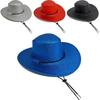 Punk Style Cowboy Hat With Breathable Design For Men And Women