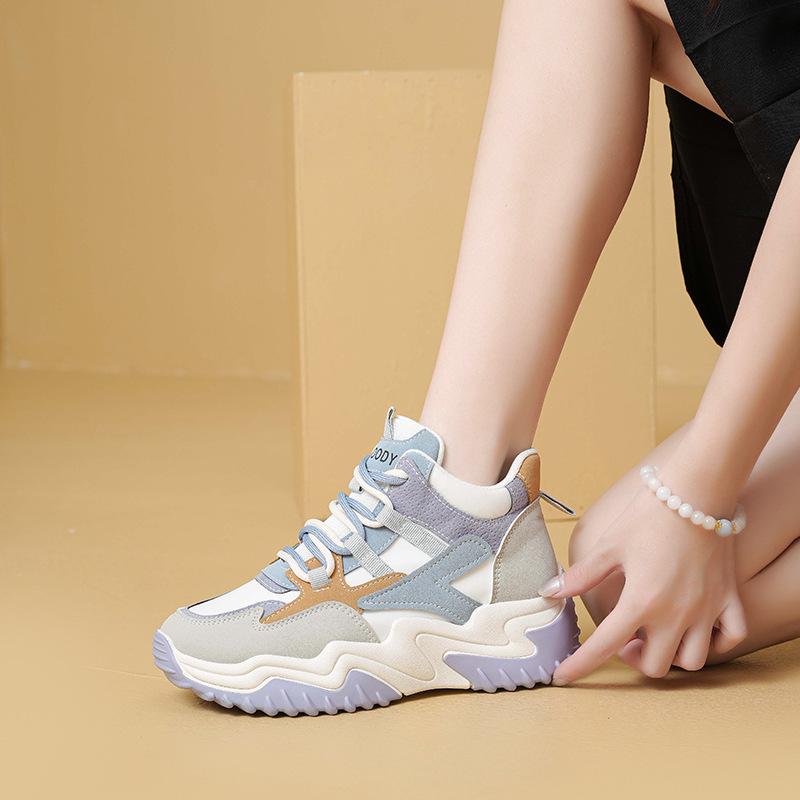 Daddy Shoes Girl 2025 Autumn and Winter New Ins Tide Korean Version Versatile Student Sneakers Street Shoes Women