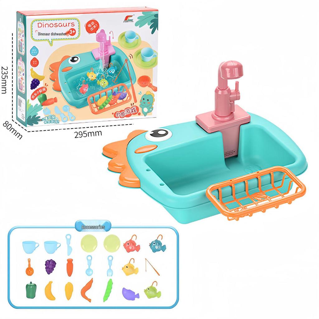 Educational Kitchen Role-Playing Dishwasher Toy for Kids
