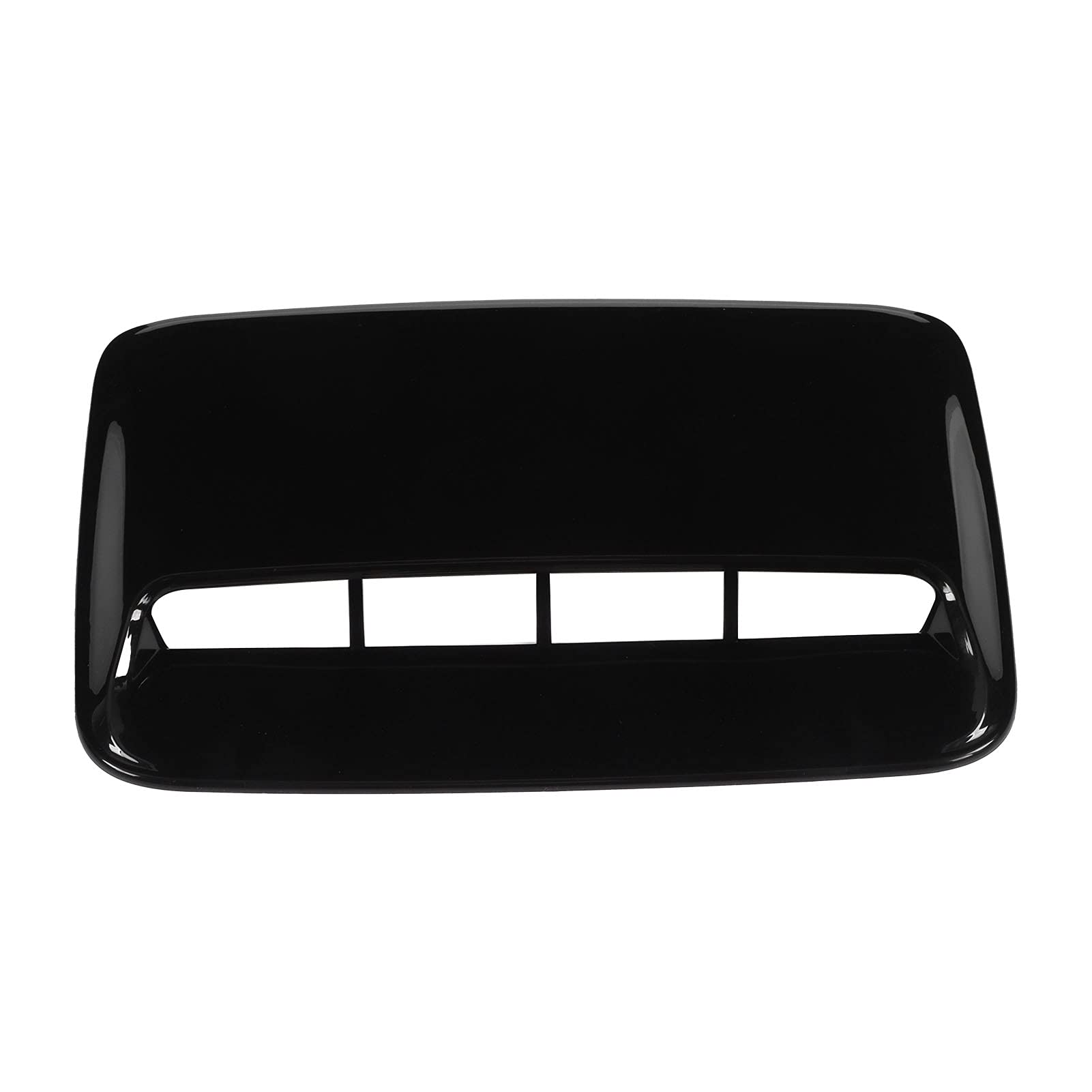 Bonnet Air Vent Grille, Universal Black Unchangeable Hood Scoop Cover default чёрный