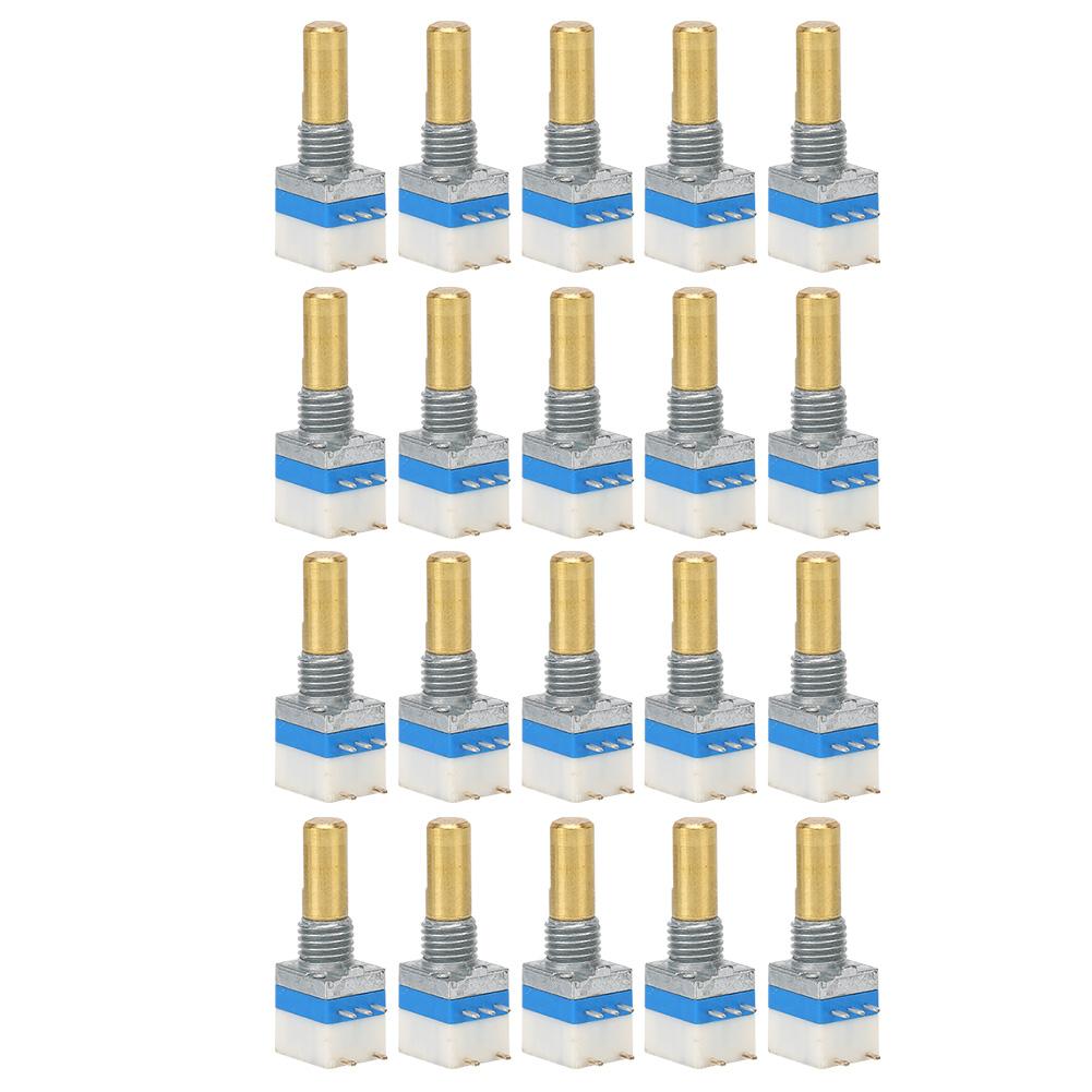 20PCS 3107 Volume Switches Walkie Talkie Aluminium Alloy Fit for UV5R BF‑888S TK3107