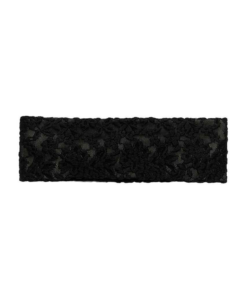Wet Tag Layered Lace Hairband Khaki